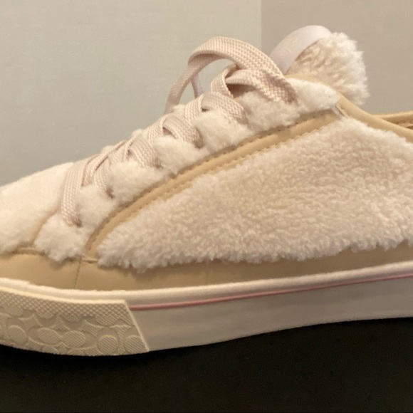 COACH Citysole Platform Sherpa Fleece Sneaker, 8.5 - Picture 5 of 15
